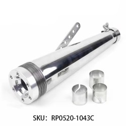 RP0520-1043C Motorcycle Exhaust Muffler For Harley Dyna Softail Breakout Sportster 1200 883 FLHR Chopper Bobber Touring