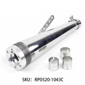 RP0520-1043C Motorcycle Exhaust Muffler For Harley Dyna Softail Breakout Sportster 1200 883 FLHR Chopper Bobber Touring