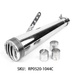 RP0520-1044C Stainless Steel Motorcycle Exhaust Muffler For Harley Dyna Softail Breakout Sportster 1200 883 FLHR Chopper Bobber Touring