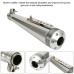 RP0520-1045C Stainless Steel Motorcycle Exhaust Muffler Chrome For Harley Dyna Softail Breakout Sportster 1200 883 FLHR Chopper Bobber Touring