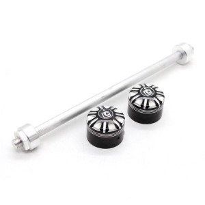 RP0110-1020B Motorcycle Front Axle Nut Covers Caps for Harley Softail Models 2018-Later