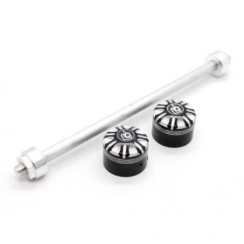 RP0110-1020B Motorcycle Front Axle Nut Covers Caps for Harley Softail Models 2018-Later