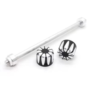 RP0110-1021 Motorcycle Front Axle Nut Covers Caps for Harley Softail Models 2018-Later