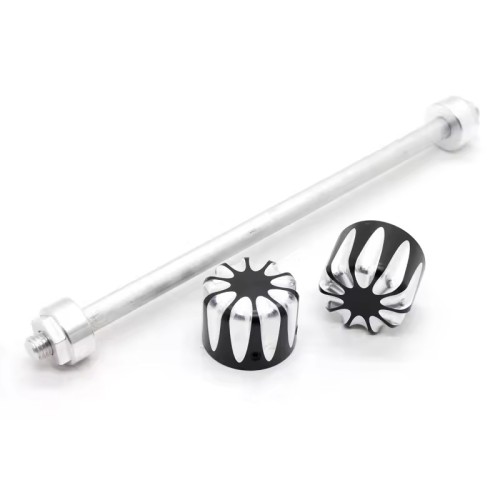 RP0110-1021 Motorcycle Front Axle Nut Covers Caps for Harley Softail Models 2018-Later