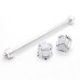 RP0110-1022 Motorcycle Front Axle Nut Covers Caps for Harley Softail Models 2018-Later