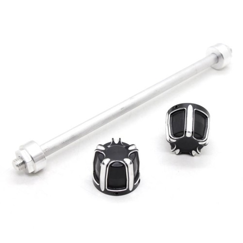 RP0110-1022 Motorcycle Front Axle Nut Covers Caps for Harley Softail Models 2018-Later
