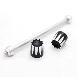 RP0110-1023 Motorcycle Front Axle Nut Covers Caps for Harley Softail Models 2018-Later