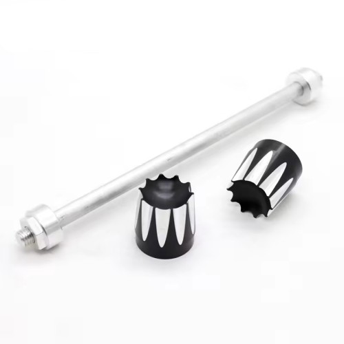 RP0110-1023 Motorcycle Front Axle Nut Covers Caps for Harley Softail Models 2018-Later