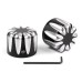 RP0110-1025 Motorcycle Front Axle Nut Covers Caps for Harley Dyna Fat Bob Touring Electra Glide Road Glide Sportster Iron 883 1200