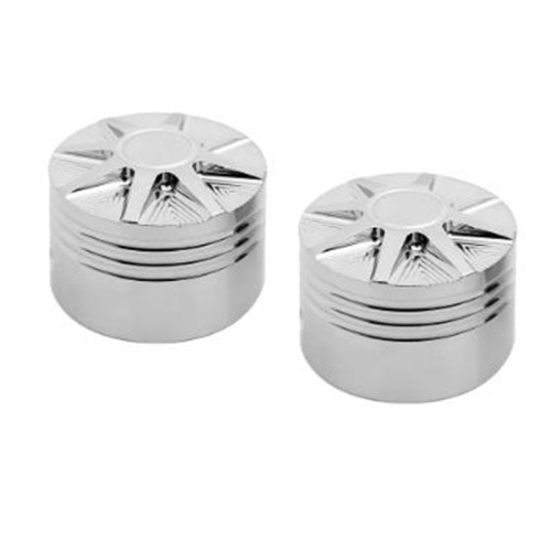 RP0110-1027 Motorcycle Front Axle Nut Covers Caps for Harley Dyna Fat Bob Touring Electra Glide Road Glide Sportster Iron 883 1200