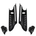 RP0820-3009 Deflectors Shield Cover Fork Lower Leg For Harley Touring Electra Glide Road King 2000-2013