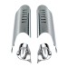 RP0820-3009 Deflectors Shield Cover Fork Lower Leg For Harley Touring Electra Glide Road King 2000-2013