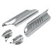 RP0820-3009 Deflectors Shield Cover Fork Lower Leg For Harley Touring Electra Glide Road King 2000-2013