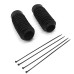 RP0820-4003B Motorcycle Front Fork Boot Slider Cover for Harley Sportster XL883 1200 / Dyna FXD