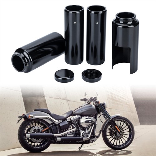 RP0820-4007 Motorcycle Full Fork Cover Set Fit For Harley Softail Breakout FXBR 2018-2019 Softail Breakout 114 FXBRS 2018-2022 Softail Breakout 117 2023-Later