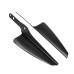 RP0820-4010 Motorcycle Chrome/Black Fork Front Wind Baffle Windshield Deflector Trim For Harley Road King FLHR 1995-LaterHarley Electra Glide Standard FLHT 2019-LaterHarley Electra Glide Stay7 ndard FLHT 2006-2009Harley Street Glide FLHX 2006-LaterHar