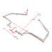 RP0890-1013C Engine Guard Crash Bar Highway for Harley Softail Models 2000-2017