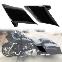 RP0891-9026B Motorcycle Extended Stretched Side Cover for Harley Touring Road Electra Street Glide FLHR FLHX Road King FLHR 2009-2013