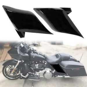 RP0891-9026B Motorcycle Extended Stretched Side Cover for Harley Touring Road Electra Street Glide FLHR FLHX Road King FLHR 2009-2013