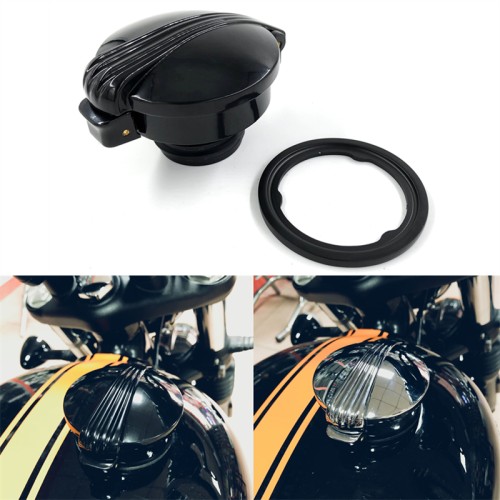 RP0930-1014 Fuel Tank Cap Monza Style  for  Cruisers and Retro models    for Harley Sportster XL Touring Electra Glide Dyna Softail