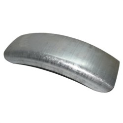 RP0940-0001C Raw Steel 6" Flat Bobbed Front & Rear Fender for Harley Bobber Chopper