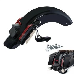 RP0940-2008B CVO Rear Fender With Lights for Harley Touring Electra Glide FLHX Ultra Limited 2009-2013