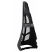 RP0940-3012 Motorcycle Black Custom Chin Spoiler Scoop for Harley Touring Models Road Glide Street Glide 2014-later(except '23-'24 FLHXSE and '24 FLHX,except '23-later FLTRXSE, '24 FLTRX and FLTRXSTSE)