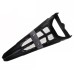 RP0940-3012 Motorcycle Black Custom Chin Spoiler Scoop for Harley Touring Models Road Glide Street Glide 2014-later(except '23-'24 FLHXSE and '24 FLHX,except '23-later FLTRXSE, '24 FLTRX and FLTRXSTSE)