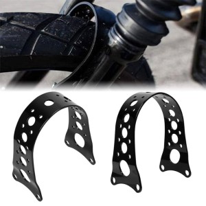 RP0940-5004 Motorcycle Front  fork Fender Brace Tracker Narrow for Harley Dyna Glide Custom FXDC 1992 Harley Dyna Glide Daytona FXDB-D 1992 Harley Dyna Glide Sturgis FXDB-S 1991