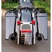 RP0940-8001B Vivid Black 7" Streched Rear Fender Extension for Harley Touring Models 1996-2008