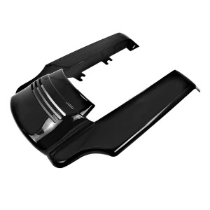 RP0940-8002B Vivid Black 7" Streched Rear Fender Extension for Harley Touring Models 2014-Later(except '23-'24 FLHXSE and '24 FLHX,except '23-later FLTRXSE, '24 FLTRX and FLTRXSTSE)