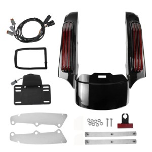 RP0940-8005 CVO Fender Tips with Turn Signal for Harley Touring Models 2014-Later(except '23-'24 FLHXSE and '24 FLHX,except '23-later FLTRXSE, '24 FLTRX and FLTRXSTSE)