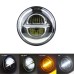 RP6610-1001 5.75 45WATT headlight without Horizonal DRL Bar for Harley Davidson Dyna Sportster Iron 883 1200 Low Rider XLH883 Super Glide Softail Custom XLH1200 Forty-Eight SuperLow Street 500 750