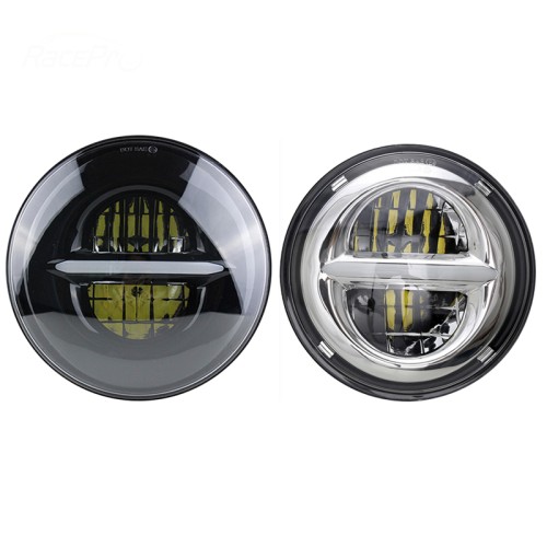 RP6610-1001 5.75 45WATT headlight without Horizonal DRL Bar for Harley Davidson Dyna Sportster Iron 883 1200 Low Rider XLH883 Super Glide Softail Custom XLH1200 Forty-Eight SuperLow Street 500 750