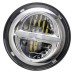 RP6610-1002 7" 45WATT headlight with Horizonal DRL Bar for Harley Davidson Street Glide Accessories Road King Electra Glide Fat Boy Heritage Softail Deluxe Ultra Limited Classic