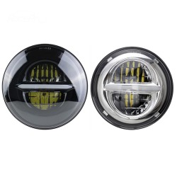 RP6610-1002 7" 45WATT headlight with Horizonal DRL Bar for Harley Davidson Street Glide Accessories Road King Electra Glide Fat Boy Heritage Softail Deluxe Ultra Limited Classic