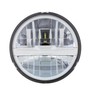 RP6610-1004C 5.75" headlight with Horizonal DRL Bar for Harley Davidson Dyna Sportster Iron