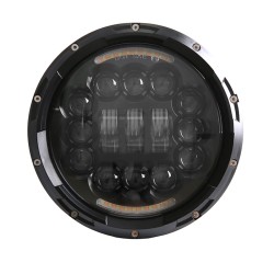 RP6610-1006 7 headlight with 15 LED Chips for Harley Davidson Street Glide Accessories Road King Electra Glide Fat Boy Heritage Softail Deluxe Ultra Limited Classic
