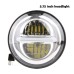 RP6610-1008C 5.75" 50WATT headlight with Horizonal DRL Bar for Harley Davidson Dyna Sportster Iron 883 1200 Low Rider XLH883 Super Glide Softail Custom XLH1200 Forty-Eight SuperLow Street 500 750