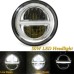 RP6610-1008C 5.75" 50WATT headlight with Horizonal DRL Bar for Harley Davidson Dyna Sportster Iron 883 1200 Low Rider XLH883 Super Glide Softail Custom XLH1200 Forty-Eight SuperLow Street 500 750