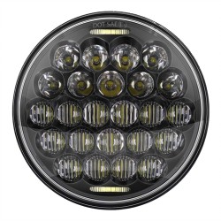 RP6610-1016B 5.75 headlight with 24 LED Chips for Harley Davidson Dyna Sportster Iron 883 1200 Low Rider XLH883 Super Glide Softail Custom XLH1200 Forty-Eight SuperLow Street 500 750