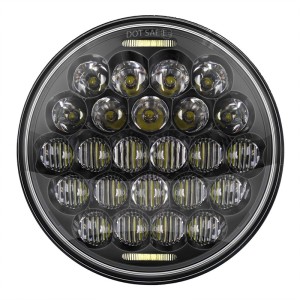 RP6610-1016B 5.75 headlight with 24 LED Chips for Harley Davidson Dyna Sportster Iron 883 1200 Low Rider XLH883 Super Glide Softail Custom XLH1200 Forty-Eight SuperLow Street 500 750