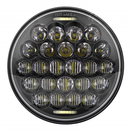 RP6610-1016B 5.75 headlight with 24 LED Chips for Harley Davidson Dyna Sportster Iron 883 1200 Low Rider XLH883 Super Glide Softail Custom XLH1200 Forty-Eight SuperLow Street 500 750