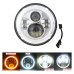 RP6610-1021 7" Headlight OEM Design with DRL Halo for Harley Davidson Street Glide Accessories Road King Electra Glide Fat Boy Heritage Softail Deluxe Ultra Limited Classic