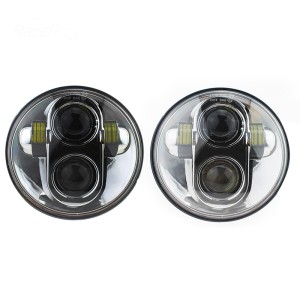 RP6610-1022 5.75" headlight OEM Design for Harley Davidson Dyna Sportster Iron 883 1200 Low Rider XLH883 Super Glide Softail Custom XLH1200 Forty-Eight SuperLow Street 500 750