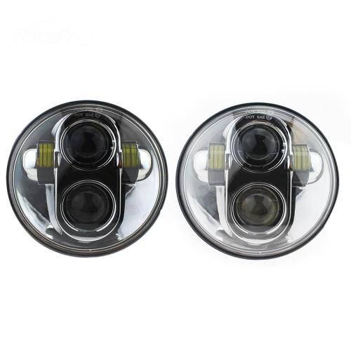 RP6610-1022 5.75" headlight OEM Design for Harley Davidson Dyna Sportster Iron 883 1200 Low Rider XLH883 Super Glide Softail Custom XLH1200 Forty-Eight SuperLow Street 500 750