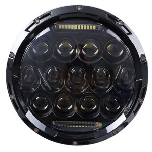 RP6610-1024 7 Led Headlight Multi LED for Harley Davidson Street Glide Accessories Road King Electra Glide Fat Boy Heritage Softail Deluxe Ultra Limited Classic