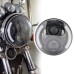 RP6610-1025 7" Headlight with Side Marker DRL Bar for Harley Davidson Street Glide Accessories Road King Electra Glide Fat Boy Heritage Softail Deluxe Ultra Limited Classic