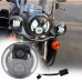 RP6610-1025 7" Headlight with Side Marker DRL Bar for Harley Davidson Street Glide Accessories Road King Electra Glide Fat Boy Heritage Softail Deluxe Ultra Limited Classic