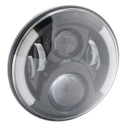 RP6610-1025 7" Headlight with Side Marker DRL Bar for Harley Davidson Street Glide Accessories Road King Electra Glide Fat Boy Heritage Softail Deluxe Ultra Limited Classic